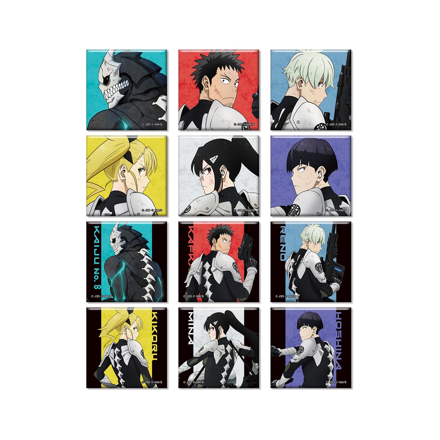 

Кайдзю Нет. 8 Оригинальная иллюстрация: Версия «Дать отпор». Торговый квадратный жестяной значок, коробка из 12 штук