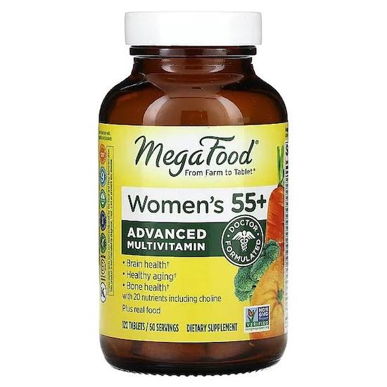 

MegaFood- Multi для жінок 55+, 120 табл