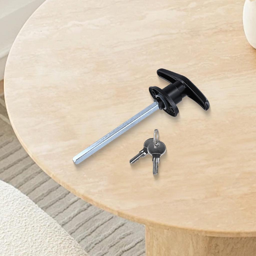 Alloy Connecting Rod Garage Door Lock T Handle Lock