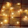 2M 20LED Santa Claus Snowman Elk Garland Lights String Christmas Decorations for Home 2025 Xmas Tree Ornaments Navidad New Year