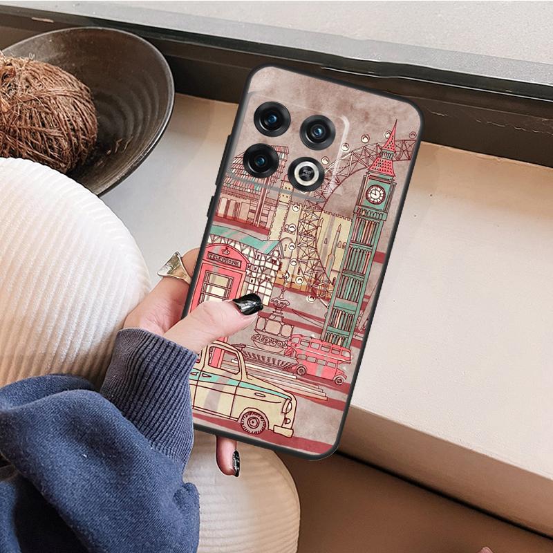 London British Union Jack Case For Oneplus Nord 3 CE 2 Lite 2T N10 N20 N30 OnePlus 11 8 9 10 Pro 8T 9R 10R 10T Cover