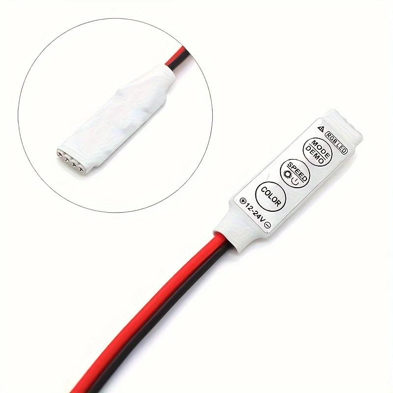 1PC 5-24V 3Keys Mini LED RGB Controller Dimmer Driver For RGB 5050/3528/2835/5730/5630/3014 SMD LED Strip Lights