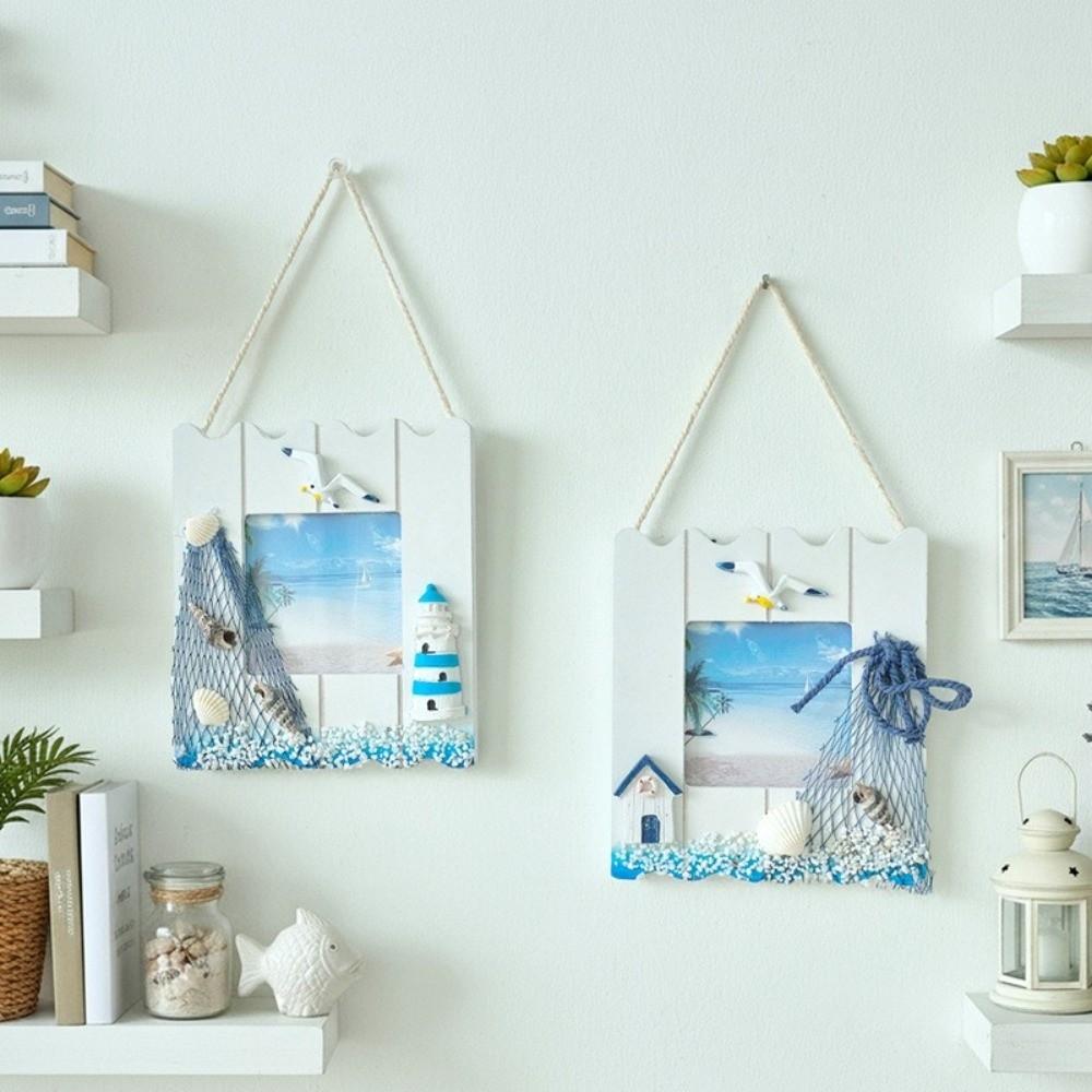 Nautisches Thema Hängender Bilderrahmen Vintage Wanddekoration Anhänger Wohnzimmerdeko