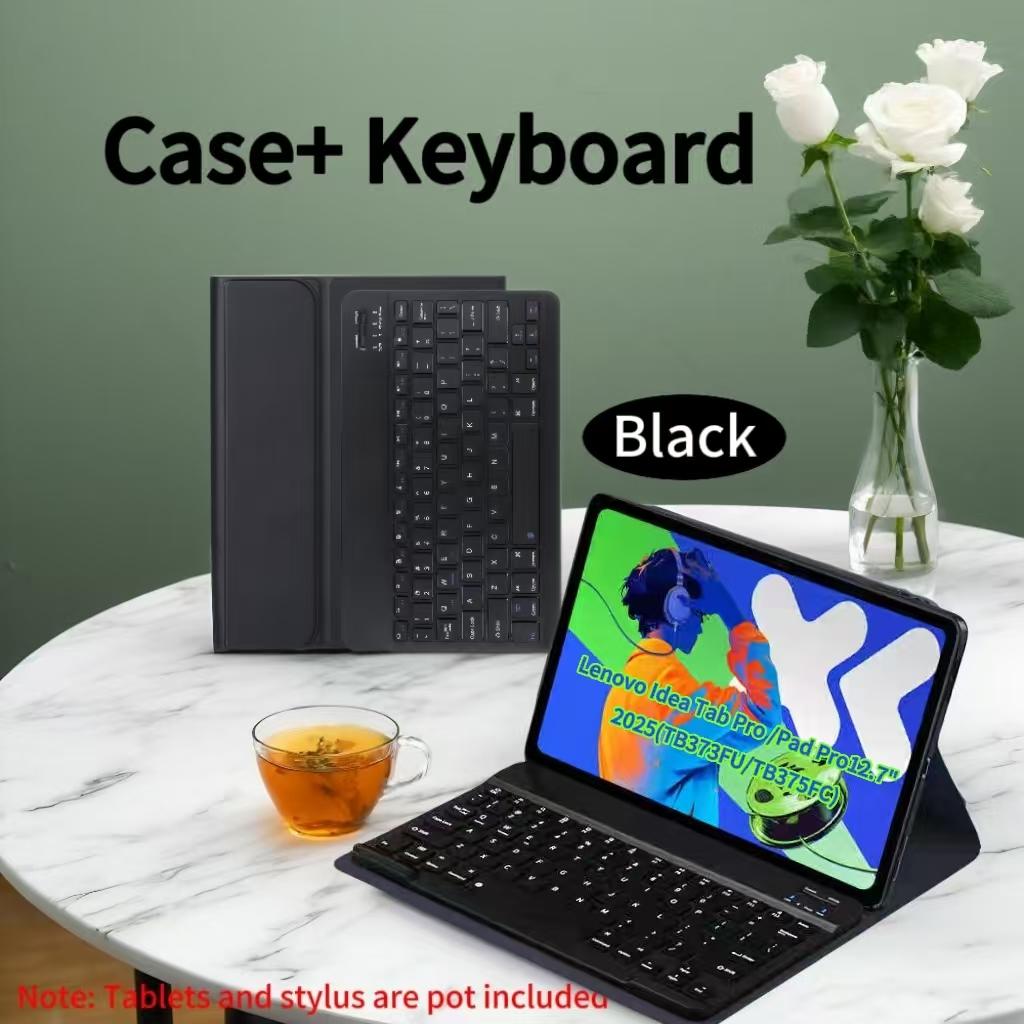 Étui pour Xiaoxin Pad Pro 12,7 pouces / pour Ldea Tab Pro 12,7 pouces Housse Station Intelligente à Clavier Amovible Lenovo 2025 12.7inch&English