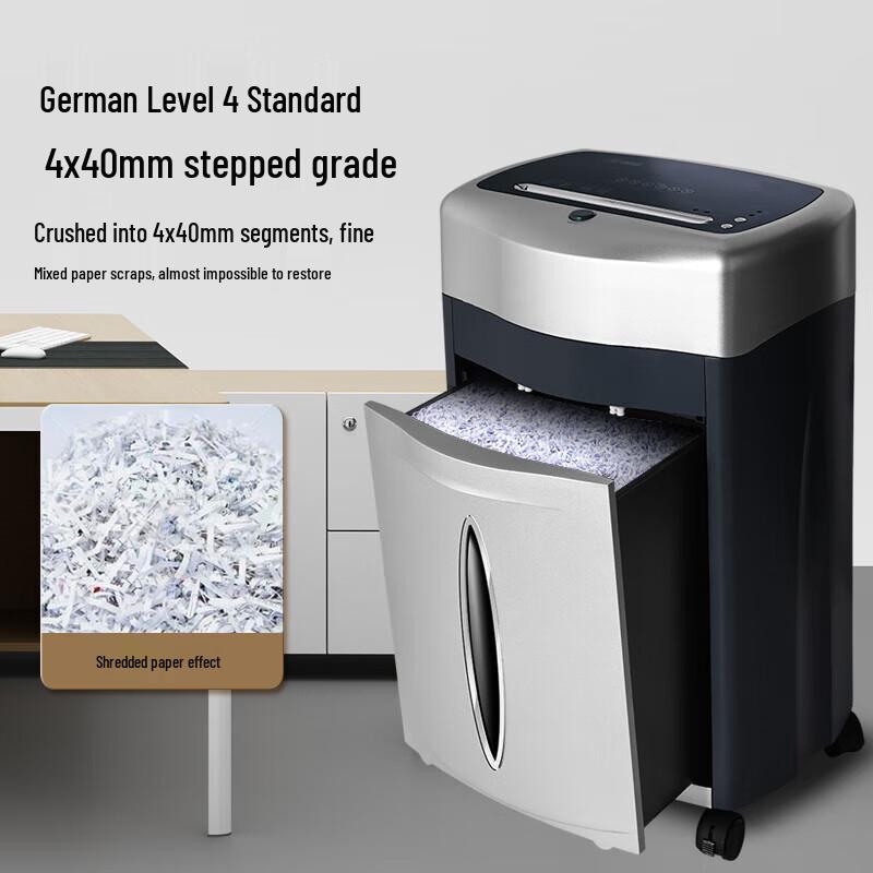 Comi P-4 Commercial Paper Shredder - 21-Sheet, 60-Minute Continuous Shredding