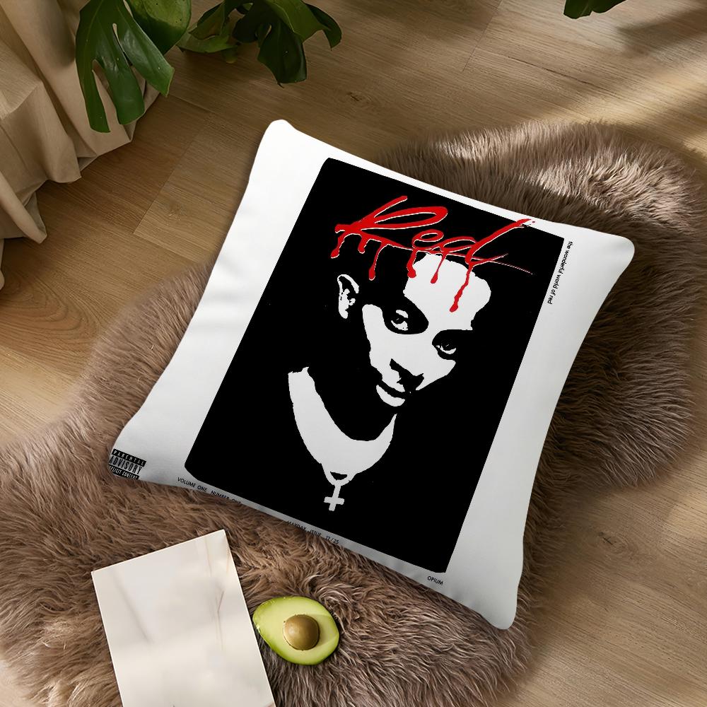 Rapper Playboi Carti Musik Whole Lotta Red Für Schlafzimmer Auto Café Raum Weich und Wohnzimmer Sofa Dekorative Kissenhülle Ca