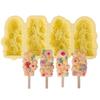 Silicone Flower Ice Cream Mold For Homemade Popsicles Ice Cream Popsicles Molds Flower Silicone Mold