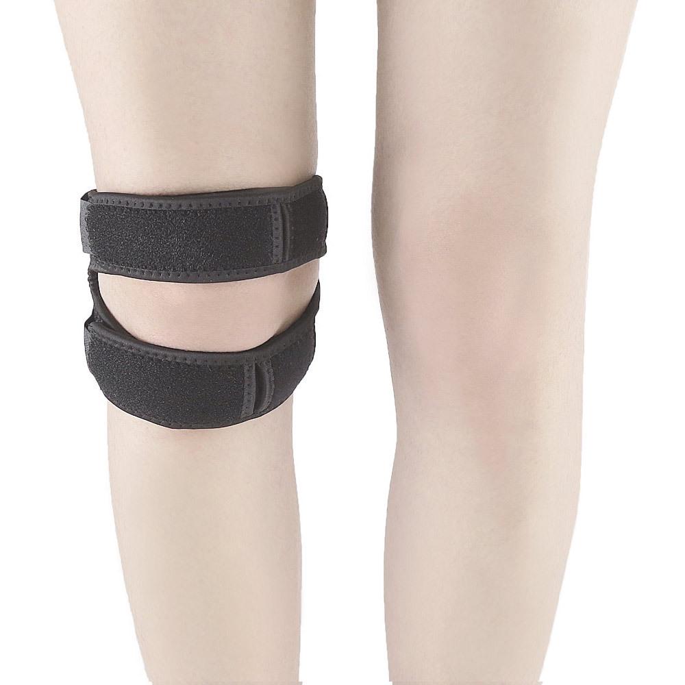 Breathable Shock-Absorbing Compression Knee Strap for Sports and Fitness