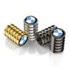 VOQO2 4Pcs Car Wheel Tire Valve Caps Tyre Rim Stem Covers Airdust Waterproof For BMW 1 3 5 7 series X1 X2 X3 X5 X6 G30 G20 G11 G12 F40