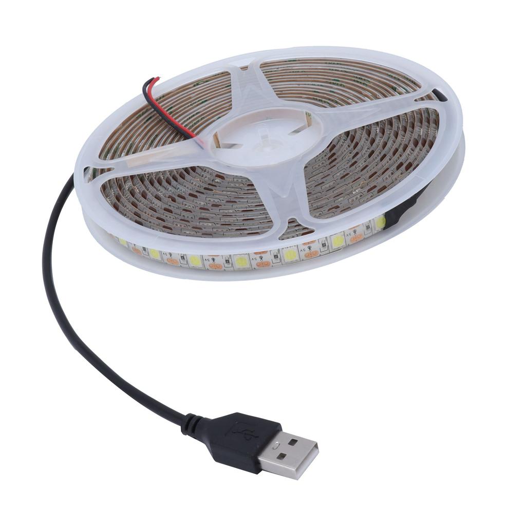 5M LED Strip Light Waterproof 15W Flexible USB Light Strip for Shopping Mall Computer Case Decor