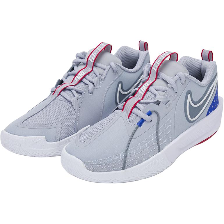 Nowe Nike Air Zoom G.T.. Niskoprofilowe buty koszykarskie dla dzieci Cut 3 antypoślizgowe, odporne na ścieranie, szare, dla nastolatków FD7033-004