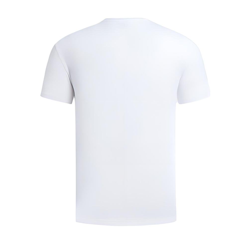 Emporio Armani EA7 SS24 T-shirt da uomo con stampa logo a lettere, girocollo, manica corta, top Bianco 3DPT29-PJULZ-1100