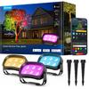 Govee תאורת עצים חיצונית 3 יחידות, תאורת נוף LED RGBWIC