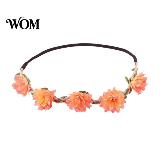 Fairy Style Hairband for Hanfu Flower Headband, Crown, Headpiece, Boho Floral Wreath Headband Hair Accessories Women Wedding Birthday Festival