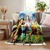 Avatar The Last Airbender Blanket Flannel Blanket Soft Cozy Plush Throw for Sofa Bed Lightweight Home Decor