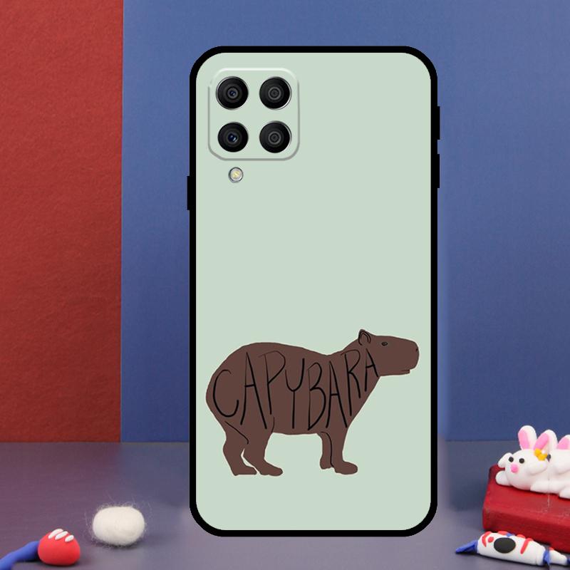 Capybara Lovely Animal For Samsung Galaxy M33 M13 M23 M53 M15 M55 M31 M51 M14 M34 M54 M20 M30s M32 M52 Phone Case