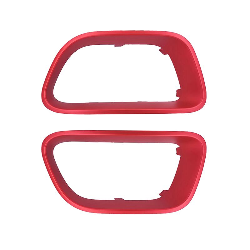 

1Pair Car Front Bumper Decorative Frame Angel Eyes Refit For Citroen C5 Aircross 9817829477 9817829377 Red червоний