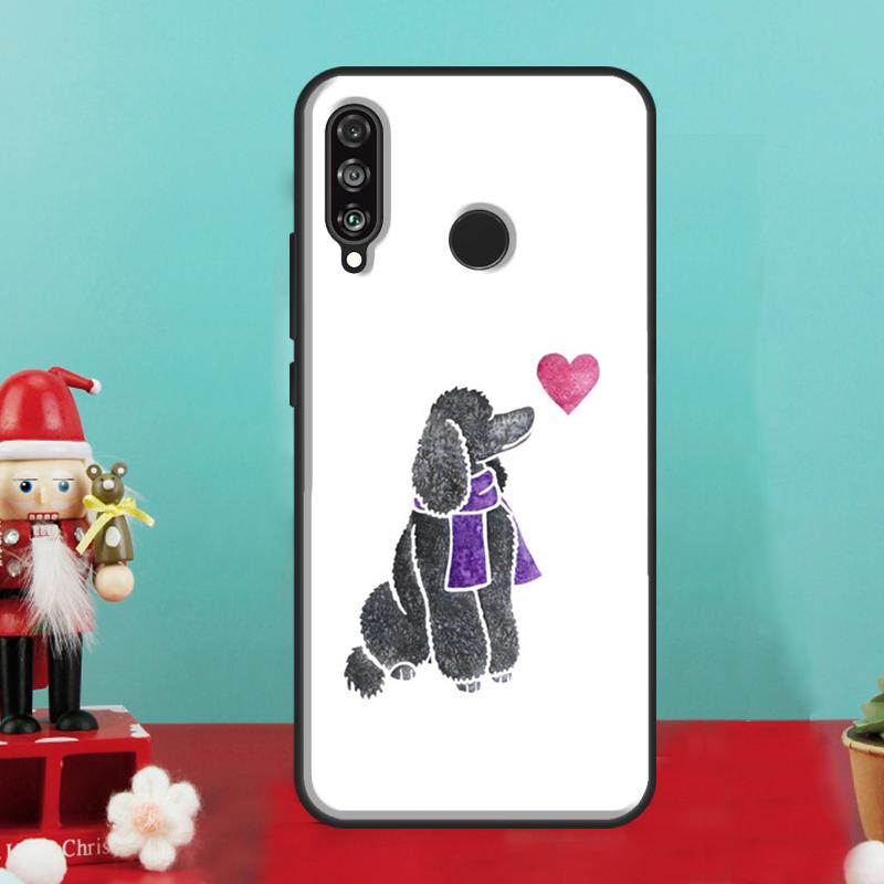 Cartoon Poodle Dog For Huawei Nova 9 10 SE 12i 12s 11i 8i Y90 Y60 Y70 Y72 Y73 Y61 Y91 P60 Pro P30 P40 Lite Case