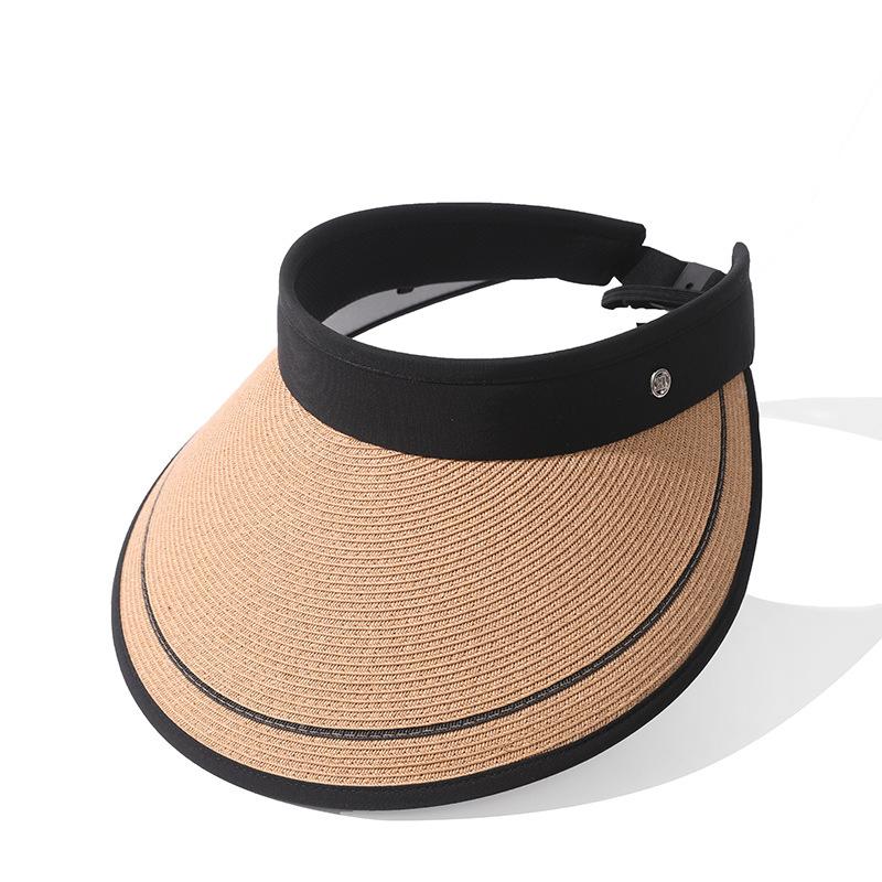 Hat Style Versatile Straw Woven Portable Foldable Comfortable Hatscaps Sun