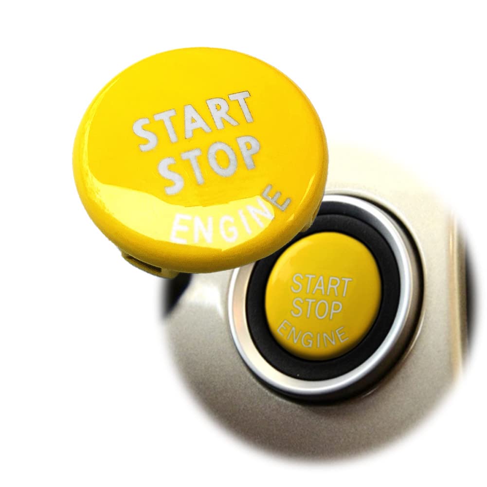 Angelguoguo Car Engine Start Stop Switch Button Replace Cover for BMW 1 3 5 Series X1 X3 X5 X6 Z4 E Chassis E81 E87 E90 E91 E92 E93 E60 E84 E83 E70