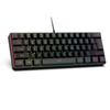 Portable 61 Keys Wired Mini Mechanical Keyboard K61 Ergonomic Quiet Keyboard for PC Office Home Gaming
