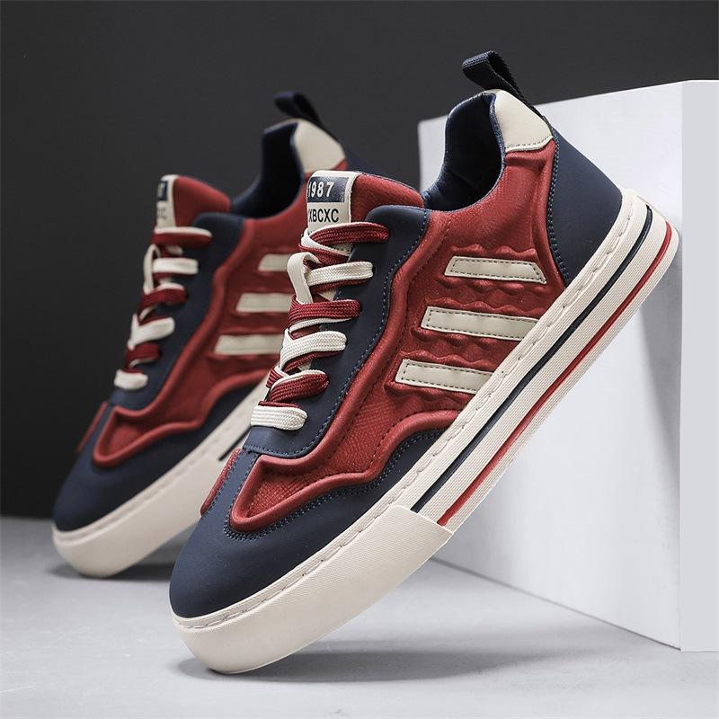 

Men s Shoes: 2025 Spring New Student Campus Youth Style Fashion Board Shoes, Youth Soft Sole, Comfortable Casual Trendy Shoes 39 красный