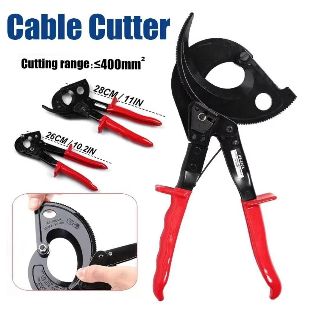 High-carbon Steel Ratchet Cable Cutter Heavy Duty Cable Cutter  Mechanical Electrician