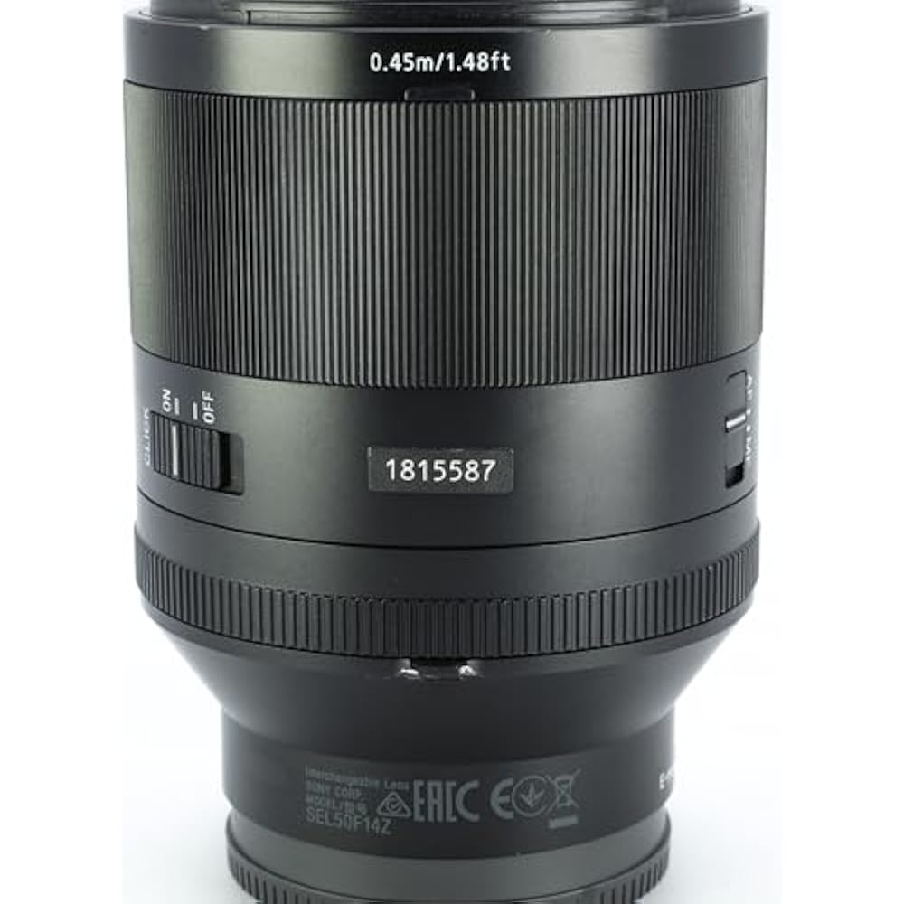 SONY (Sony) Standard Single Focus Lens Full Size Planar T*FE 50mm F1.4 ZA Zeiss Lens Genuine Lens...