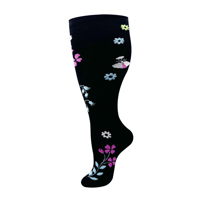 Plus Size Odor-Resistant Sports Compression Socks for Men