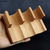 Creative Wooden Sushi Display Plate Rectangular Molecule Cuisine Display Rack Restaurant Food Specialty Display Tableware