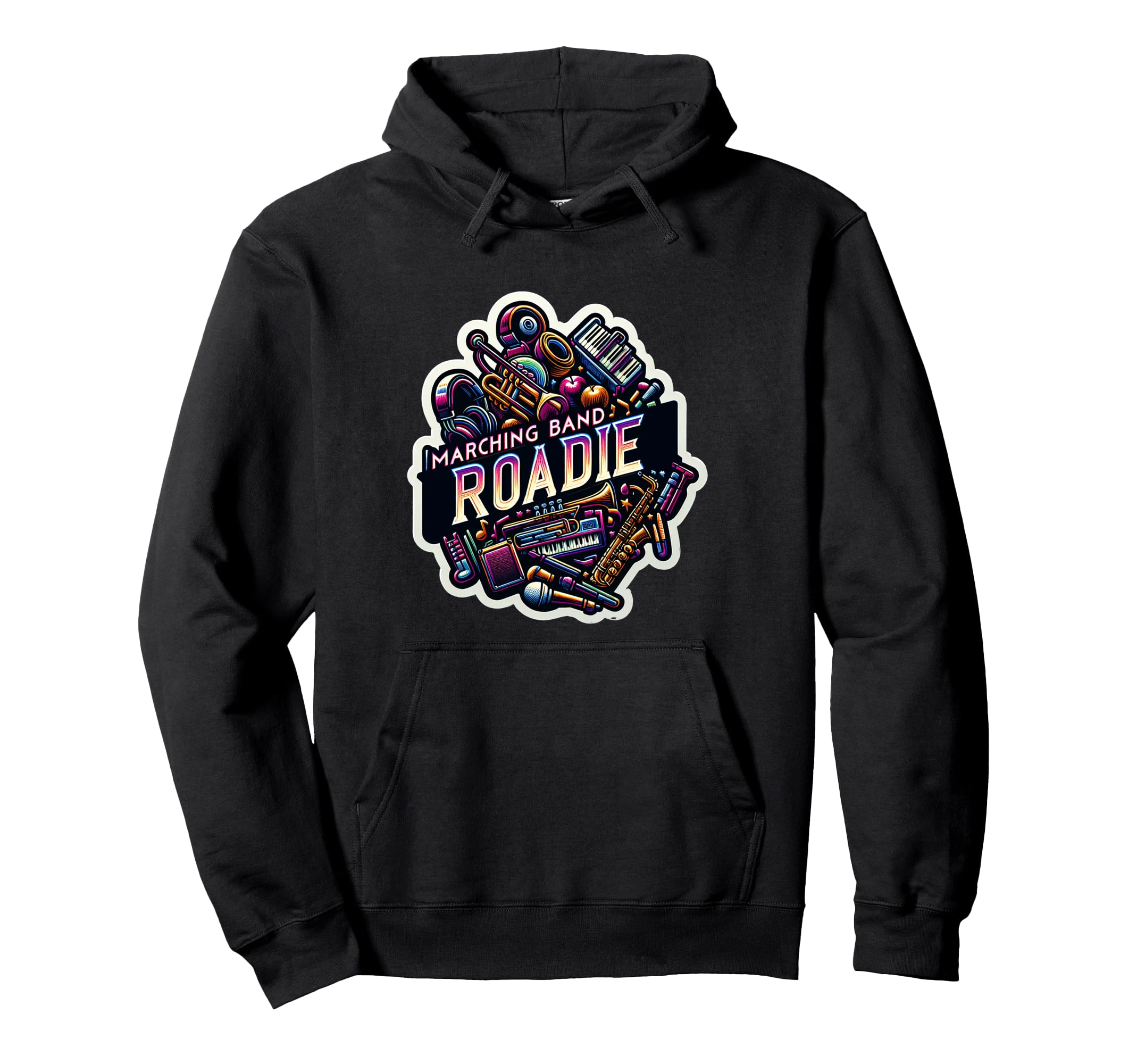 

Marching Band Roadie Support Crew Hoodie ---- чорний