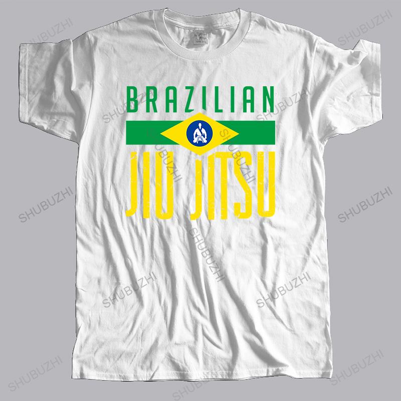 New cotton tees fashion t-shirt Men o-neck summer tshirt BRAZILIAN JIU JITSU unisex tee-shirt women loose cool top printing tees