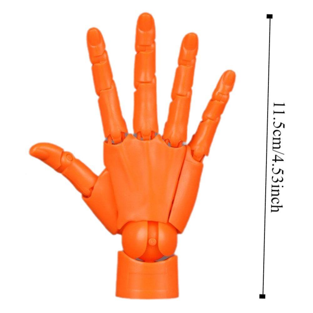 Right Articulated Hand Model Flexible Hand Finger Joint Figurine for Art Drawing Reference