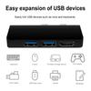 6-in-1 Docking Station Type-C Male To HDMI-compatible SD for MicroSD USB Hub High Speed Transmission for Surface Pro 8/9/X