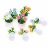 1Pcs Dollhouse Mini Simulation Green Plants Potted Plants Micro Landscape Horticultural Decoration Doll House Accessories