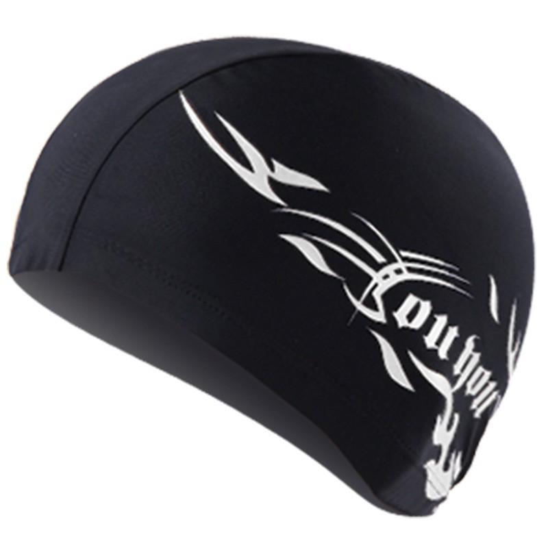 Floral Solid Color Swim Cap - Comfortable, Non-Tightening, Fashionable, Unisex for Adults & Kids