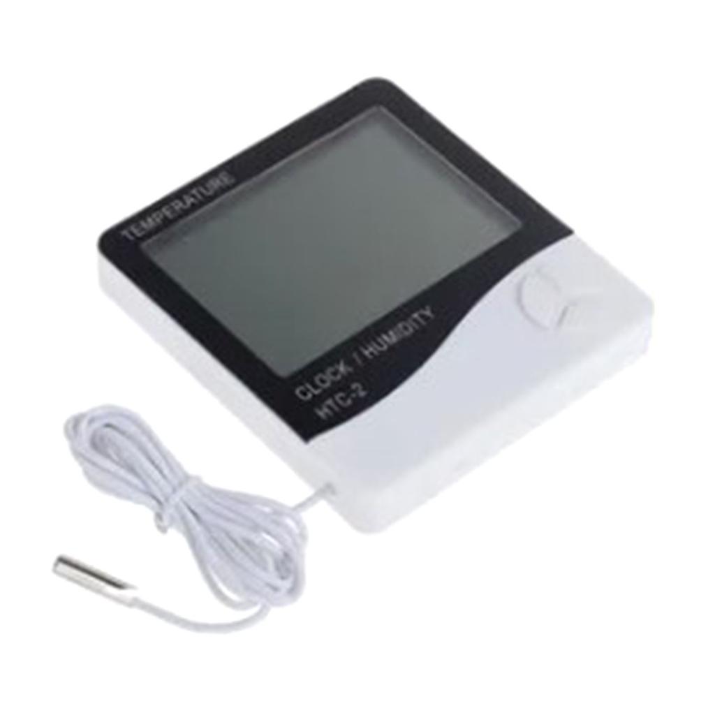 Digital Hygrometer Thermometer Home Temperature Humidity Monitor with External Waterproof Probe for Indoor Outdoor