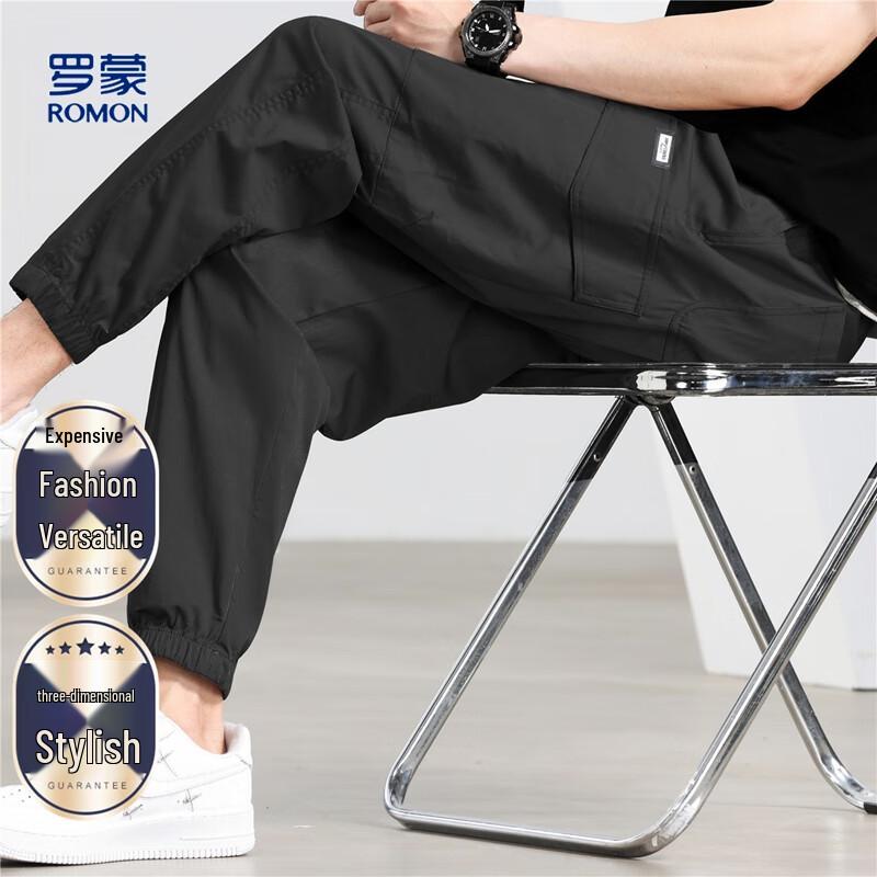 

Romon Men s Classic Multi-Pocket Cargo Jogger Pants 4XL