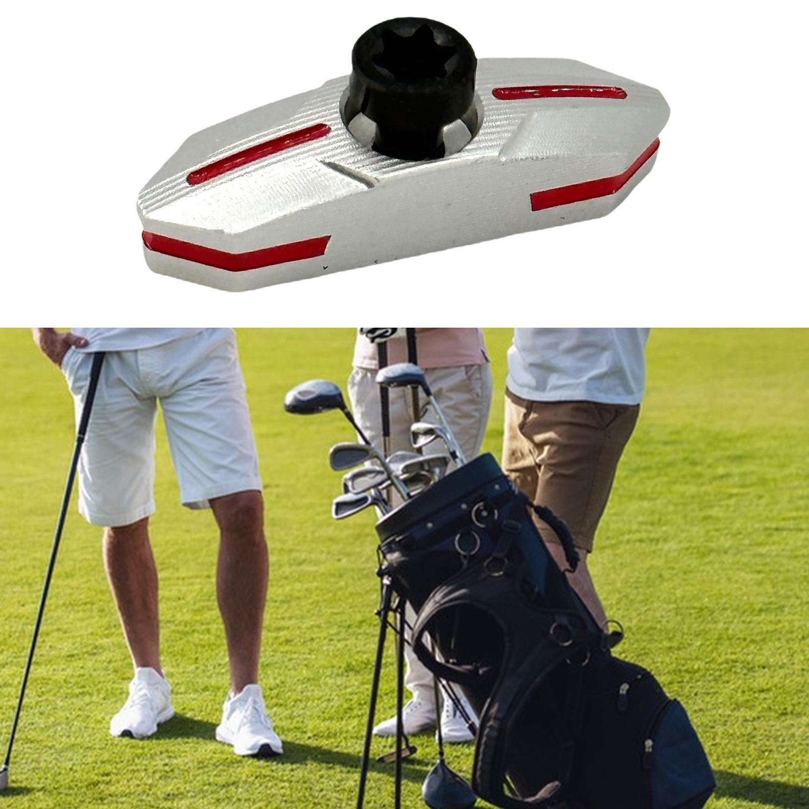 

Грузик для головы водителя, аксессуар для клюшки, тренировочный металл, оборудование, прочный, регулирует баланс 19 g