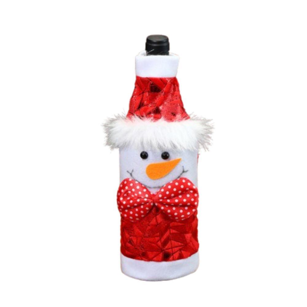 2pcs Cartoon Christmas Wine Bottle Cover Merry Christmas Decorations Home Xmas Decor