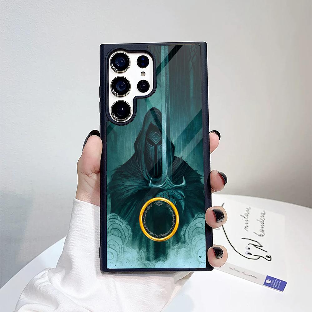 

Movie Rings Of The Lords Phone Case For Samsung Galaxy S26 S25 S24 S23 S22 S21 S20 FE Edge Pro Plus Ultra PC+TPU Cover Galaxy S20