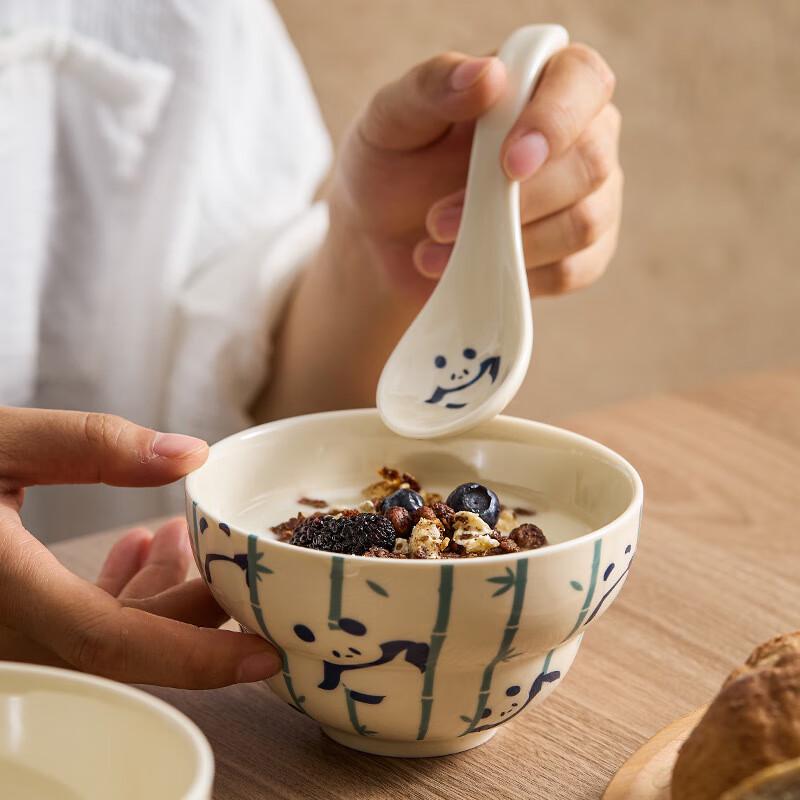 Cartoon Panda Ceramic Rice Bowl