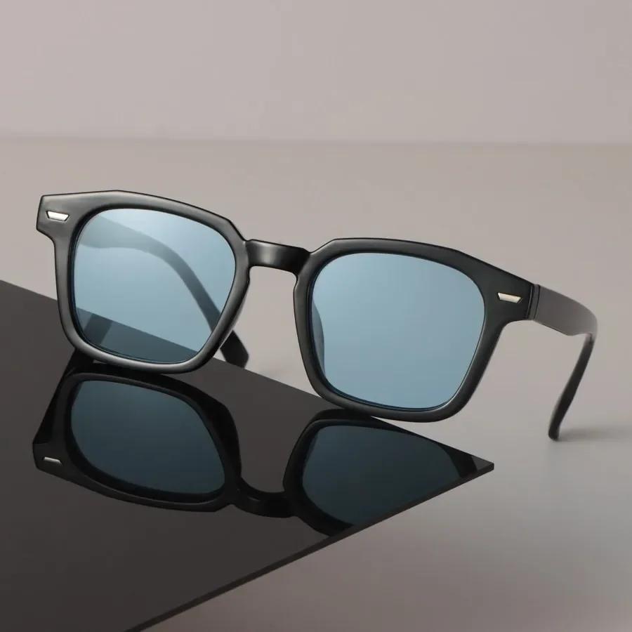 Designer Square Sunglasses Women Men Vintage Black Sun Glasses Fashion Personality Eyewear Candy Color Mirror Brand