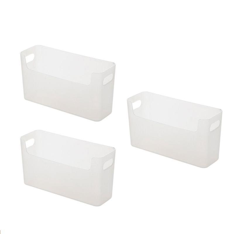 Set aus 3 Wandmontierten Aufbewahrungsboxen für Badezimmer Einfache Installation Kein Bohren Organizer Wasserdicht Küchenzubehörhalter
