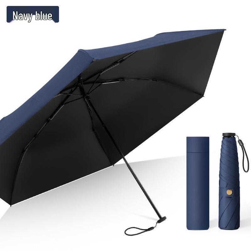 Ultra-light Carbon Fiber Sun & Rain Umbrella - Lightweight, Three-fold, UV Protective Parasol.