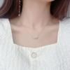 Collana Ciondolo Ali d'Angelo Placcate Oro con Zirconi, Collana Sottile e Scintillante con Catena a Maglia per Donna