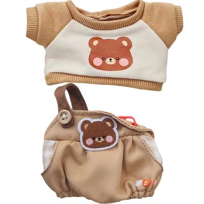 YUYAKESHI Puppe, Baumwollpuppenkleidung, Puppenkleidung, Kleiderwechseln, Für Stofftiere, Sweatshirts, Niedliches Zubehör, Oberteile, Stofftiere, Overalls,