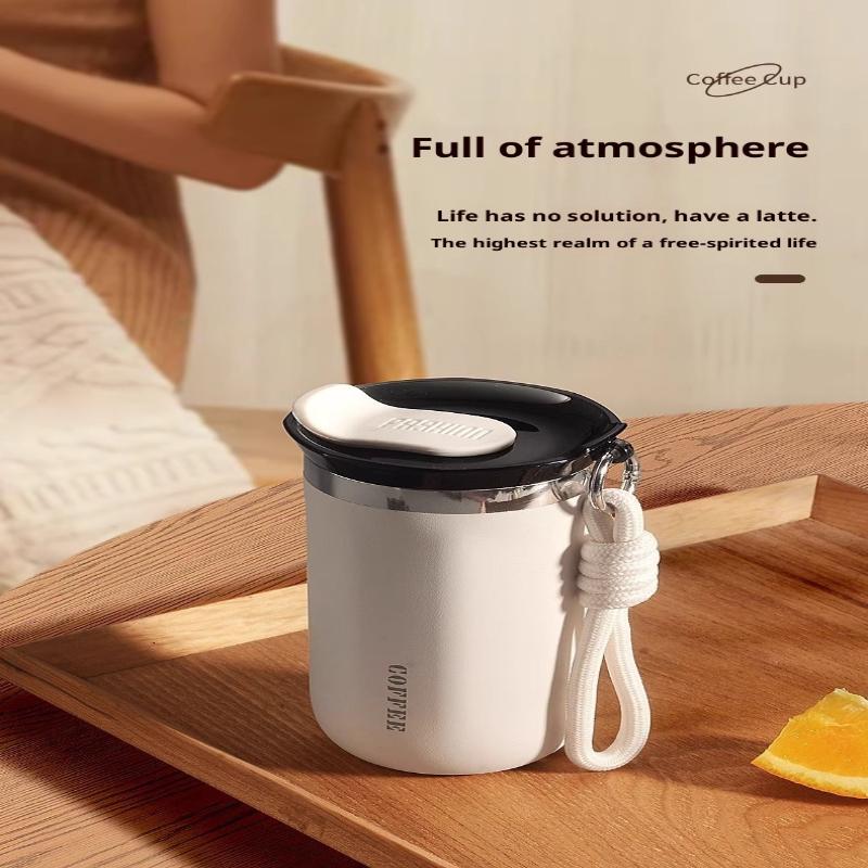 350/500Ml Stainless Steel Coffee Mug Insulated Water Cup Portable Double Wall Vacuum Flask Leak-Proof With Lid Travel Coffee Cup