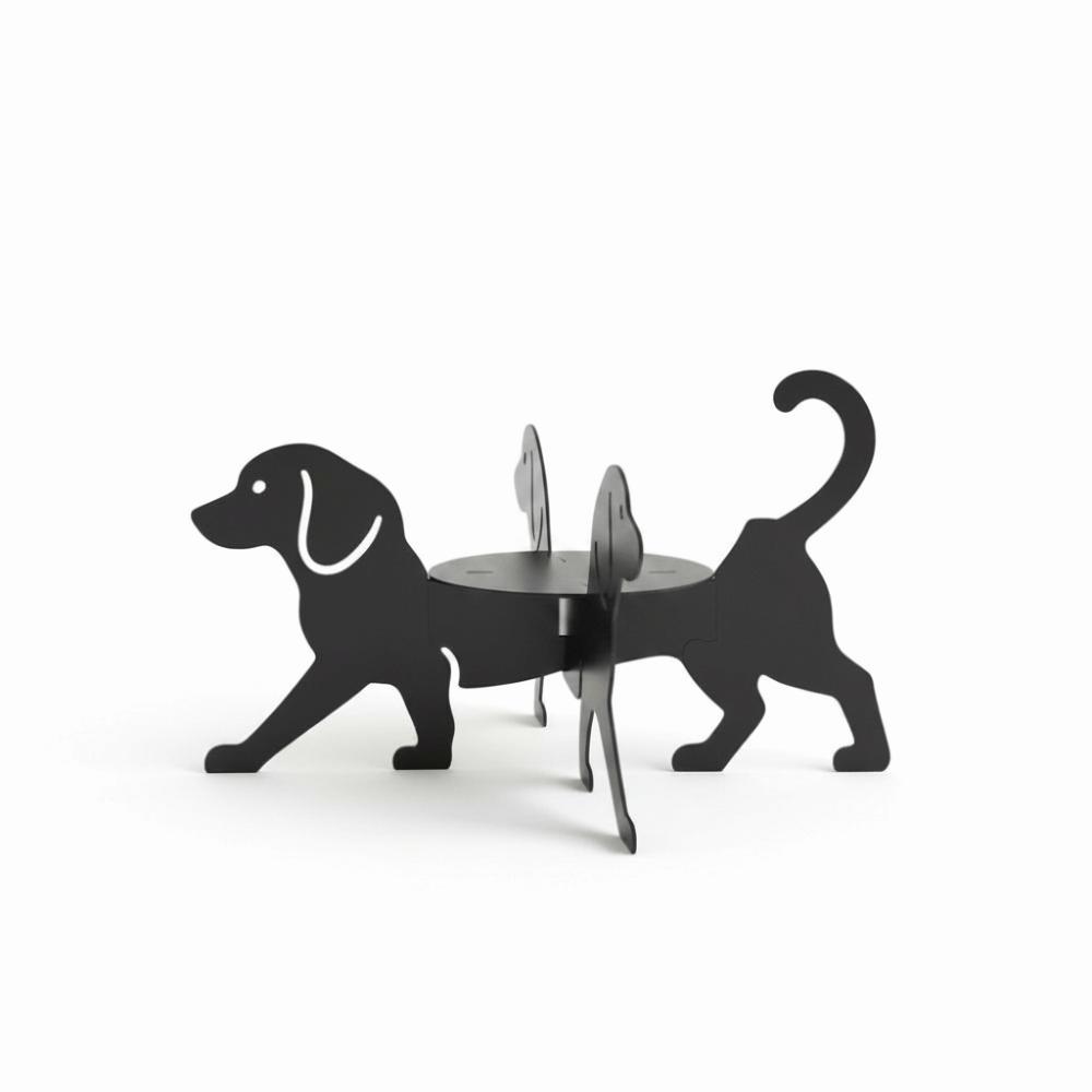Iron Display Rack Desk Storage Flower Display Rack Creativity Cat Silhouette Plant Stand  Home Dog