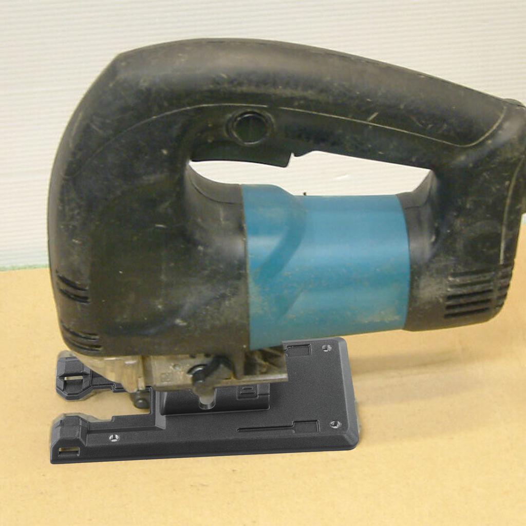 Aluminum Jig Saw Base Plate For 4304 Floor Jig Saw Accessories Black Or Silver Jig Saw Base Assembly Garden Power Tool Accessori